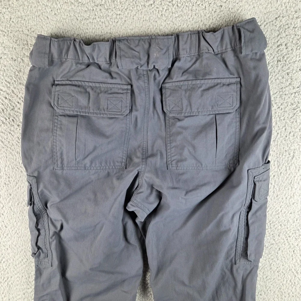 Duluth Trading Co Dry On The Fly Pants Men Mx30 (30x24) Gray Cargo Outdoor Nylon